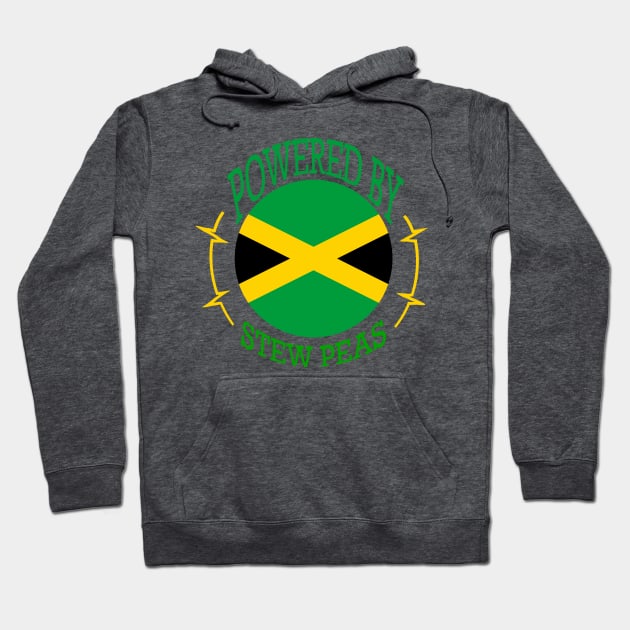 Powered by Jamaican Stew Peas Hoodie by Kangavark